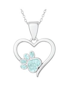 LifeStone™ Amour Paw Cremation Ashes Pendant