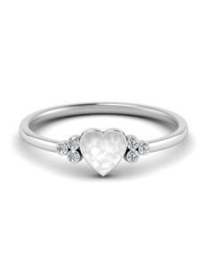 LifeStone™ Ladies Beloved Heart Cremation Ashes Ring