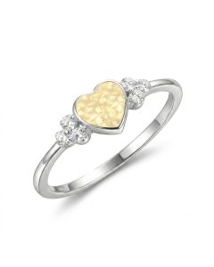 LifeStone™ Ladies Beloved Heart Cremation Ashes Ring