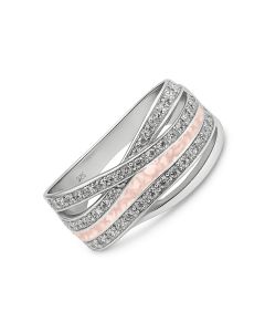 LifeStone™ Benevolence Ladies Cremation Ashes Ring-Sterling Silver-Ballerina