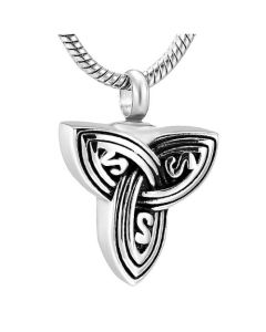 Celtic Knot - Stainless Steel Cremation Ashes Memorial Jewellery Pendant
