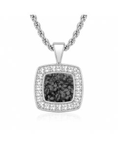 LifeStone® Cherished Square Cremation Ashes Pendant