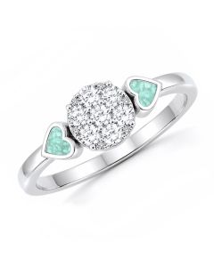 LifeStone™ Ladies Devotion Cremation Ashes Ring