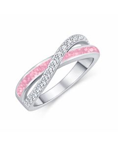LifeStone™ Ladies Eternal Kiss Cremation Ashes Ring