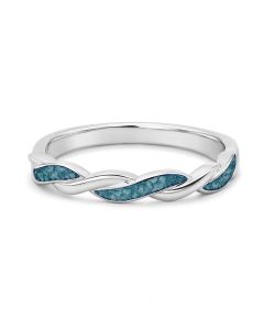 LifeStone™ Ladies Forever entwined Cremation Ashes Ring