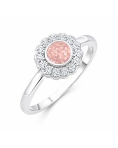 LifeStone™ Ladies Forever Fleur Cremation Ashes Ring