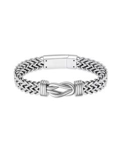 Men's Infinity Link Bracelet - Stainless Steel Cremation Ashes Jewellery