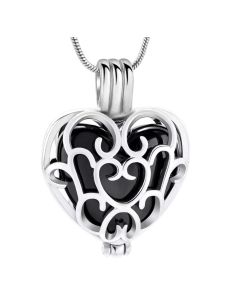 Memorial Locket - Stainless Steel Cremation Ashes Jewellery Pendant