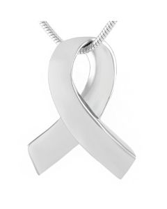 Memorial Ribbon - Stainless Steel Cremation Ashes Jewellery Urn Pendant