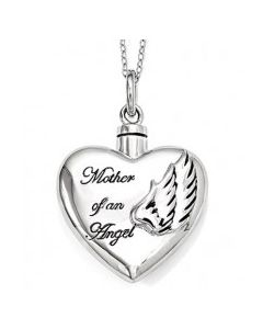 Mother of an Angel - Stainless Steel Cremation Ashes Jewellery Pendant