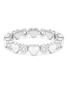 LifeStone™ Ladies My Endless Love Cremation Ashes Ring