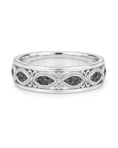 LifeStone™ Ladies Sentimental Heirloom Cremation Ashes Ring