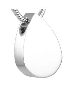 Simple Teardrop - Stainless Steel Cremation Ashes Jewellery Urn Pendant