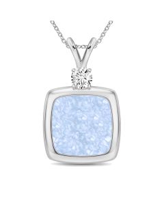 LifeStone™ Sweet Square Cremation Ashes Pendant