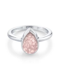 LifeStone™ Classic Tear Cremation Ashes Ring