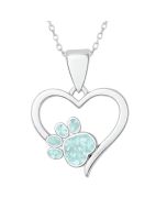 LifeStone™ Amour Paw Cremation Ashes Pendant