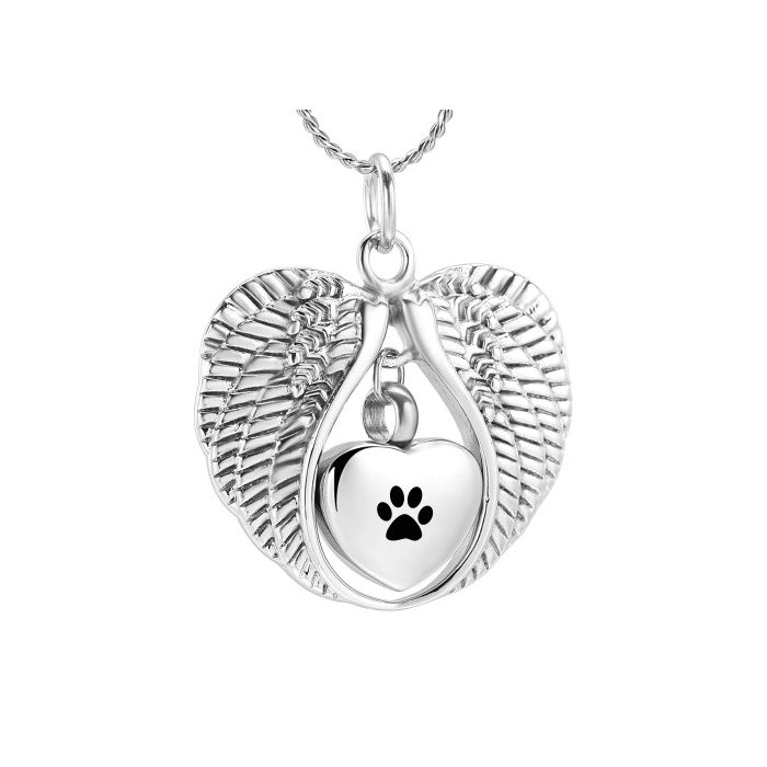 Pet Cremation Necklace Made with Ashes Infused| Payton Leigh Treasures