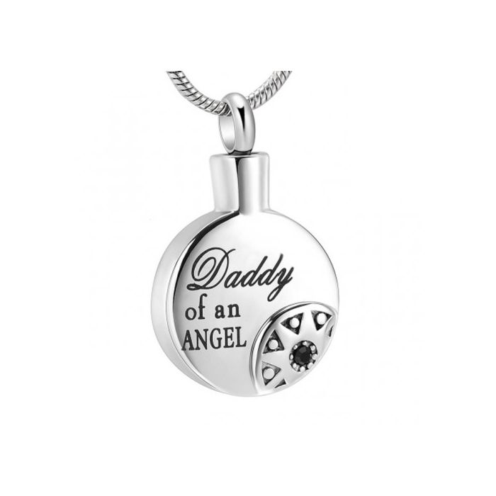 Daddy's Girl Stainless Steel Necklace - Does Not Hold Ashes