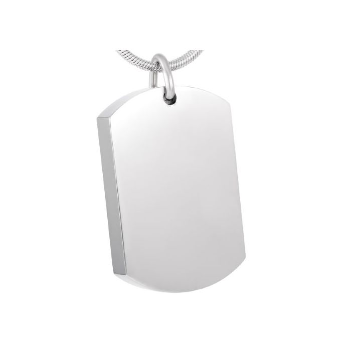 Dog top tag urn