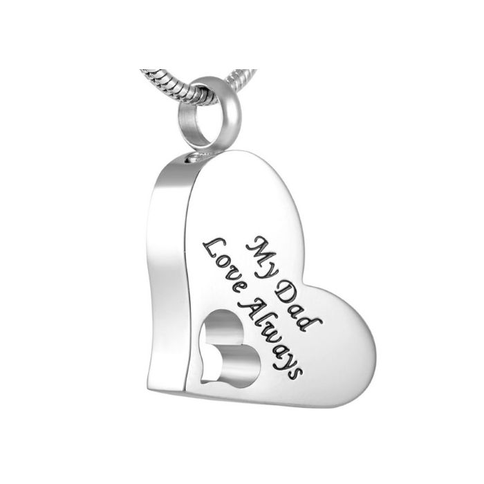 Daddy Of An Angel Wheel Necklace Urn - In The Light Urns