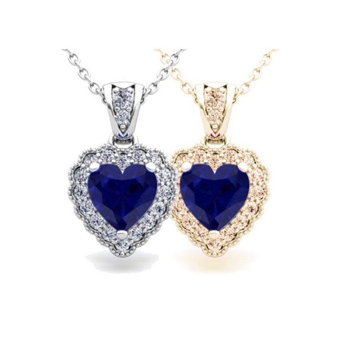 Ashes heart store pendant