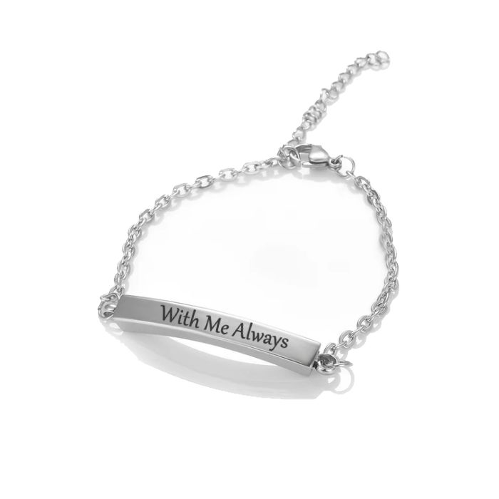 Bracelet with ashes inside hotsell