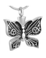Butterfly - Stainless Steel Cremation Ashes Jewellery Memorial Pendant