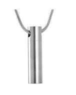 Cylinder - Stainless Steel Cremation Ashes Urn Jewellery Pendant