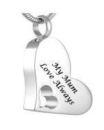 My Mum - Stainless Steel Cremation Ashes Jewellery Pendant
