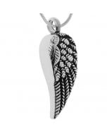 Single Wing - Stainless Steel Ashes Jewellery Necklace Pendant