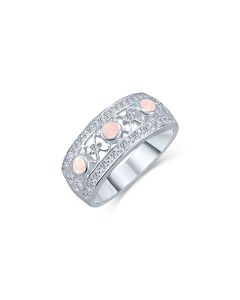 LifeStone™ Adore Ladies Cremation Ashes Ring-Ballerina-Sterling Silver