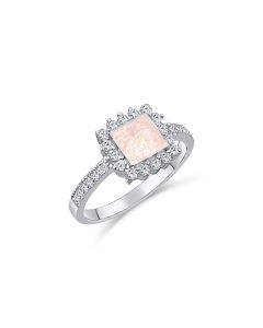 LifeStone™ Ladies Balmoral Cremation Ashes Ring-Ballerina-Sterling Silver
