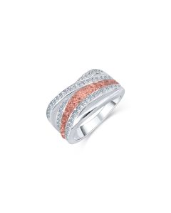 LifeStone™ Benevolence Ladies Cremation Ashes Ring-Sienna-Sterling Silver