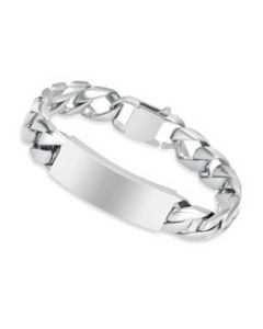 Gent's Cuban Link Bracelet - Stainless Steel Cremation Ashes Jewellery