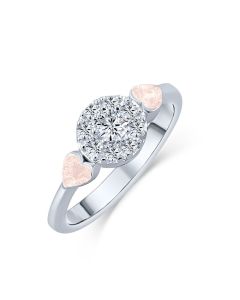 LifeStone™ Ladies Devotion Cremation Ashes Ring-Ballerina-Sterling Silver