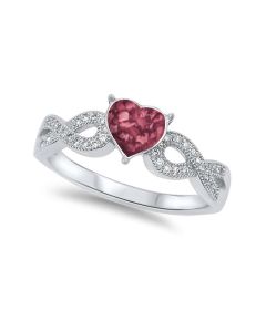 LifeStone™ Ladies Infinite Hearts Cremation Ashes Ring