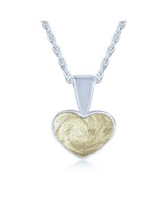 LifeStone™ Ladies Heart Cremation Ashes Pendant-Natural