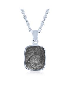 LifeStone™ Perfect Rectactangle Cremation Ashes Pendant-Midnight