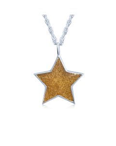 LifeStone™ The Brightest Star Cremation Ashes Pendant-Copper