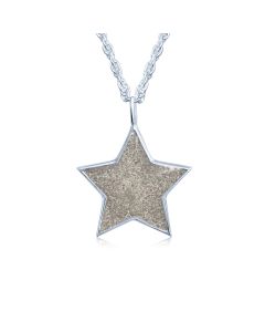 LifeStone™ The Brightest Star Cremation Ashes Pendant-Natural