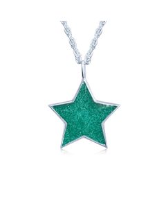 LifeStone™ The Brightest Star Cremation Ashes Pendant-Peacock