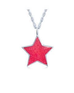 LifeStone™ The Brightest Star Cremation Ashes Pendant-Rose