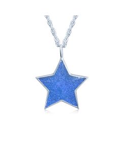 LifeStone™ The Brightest Star Cremation Ashes Pendant-Sapphire