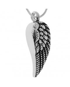 Single Wing - Stainless Steel Ashes Jewellery Necklace Pendant