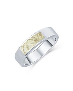 LifeStone™ Unisex Divine Cremation Ashes Ring-Natural-Sterling Silver