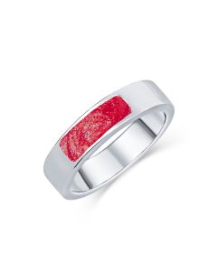 LifeStone™ Unisex Divine Cremation Ashes Ring-Rose-Sterling Silver
