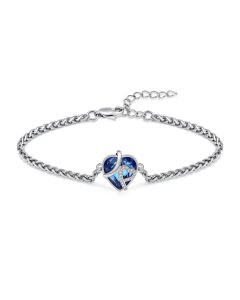 Always and Forever Bracelet - Stainless Steel Cremation Ashes Jewellery