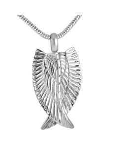 Angel Wings - Stainless Steel Ashes Jewellery Necklace Pendant