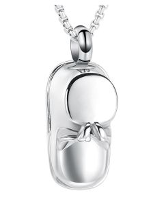 Baby Bootie - Stainless Steel Ashes Jewellery Necklace Pendant