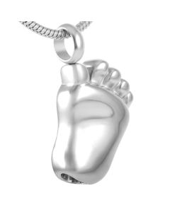 Baby Foot - Stainless Steel Ashes Jewellery Necklace Pendant